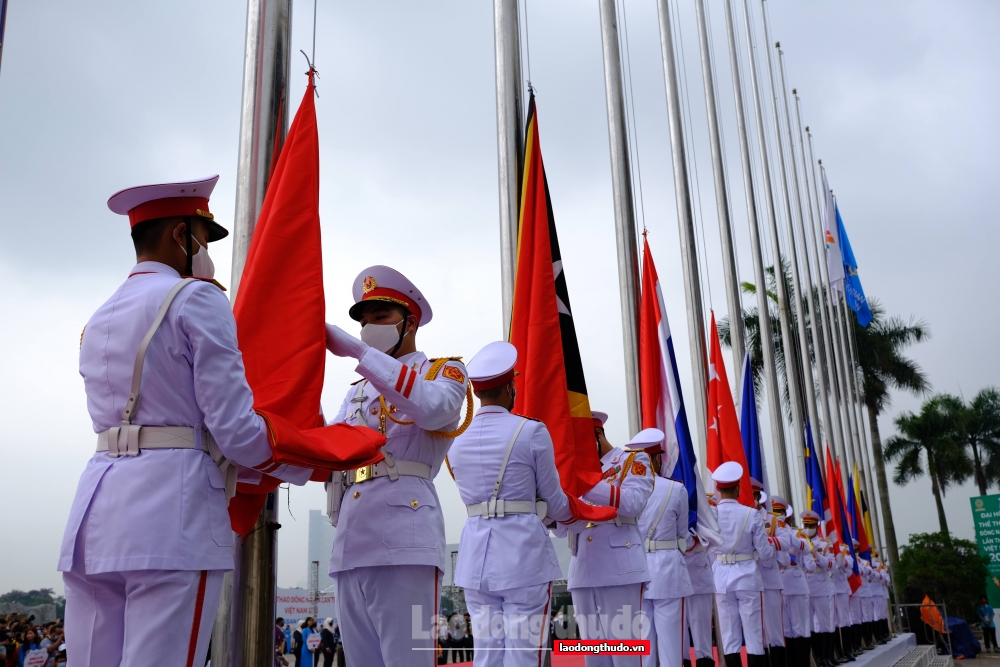 Ảnh: Lễ thượng cờ SEA Games 31 - sẵn sàng cho một kỳ SEA Games thành công