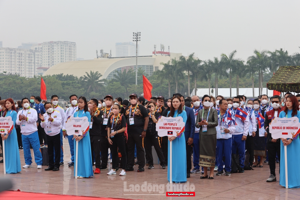 Ảnh: Lễ thượng cờ SEA Games 31 - sẵn sàng cho một kỳ SEA Games thành công