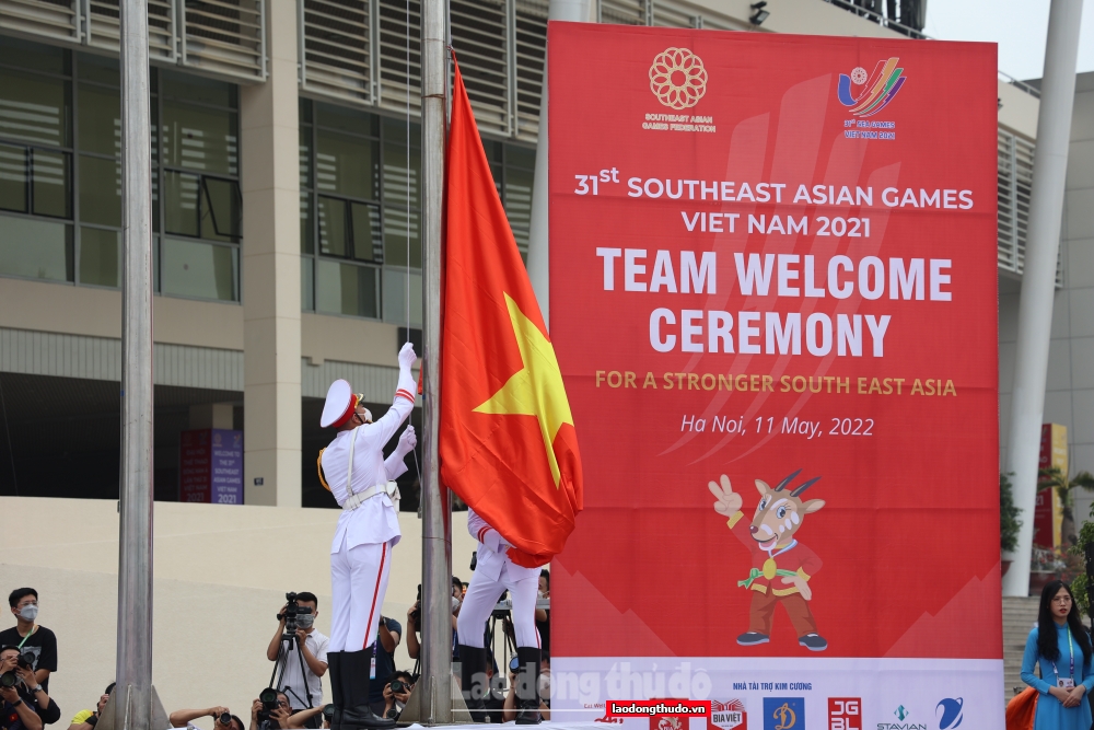 Ảnh: Lễ thượng cờ SEA Games 31 - sẵn sàng cho một kỳ SEA Games thành công