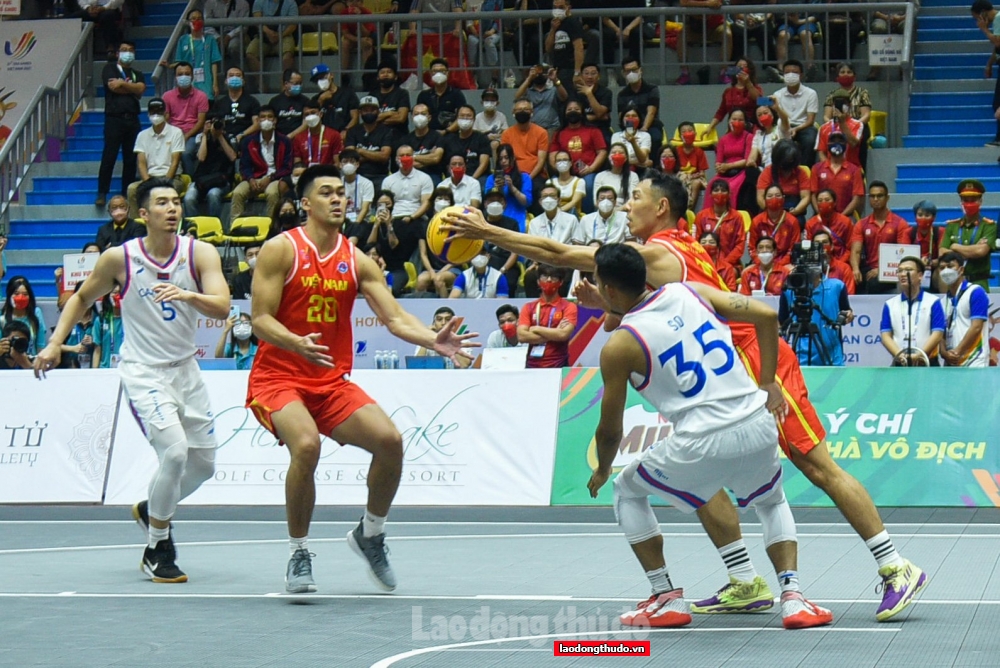 SEA Games 31: Trận đầu ra quân môn Bóng rổ, đội tuyển nam Việt Nam giành chiến thắng