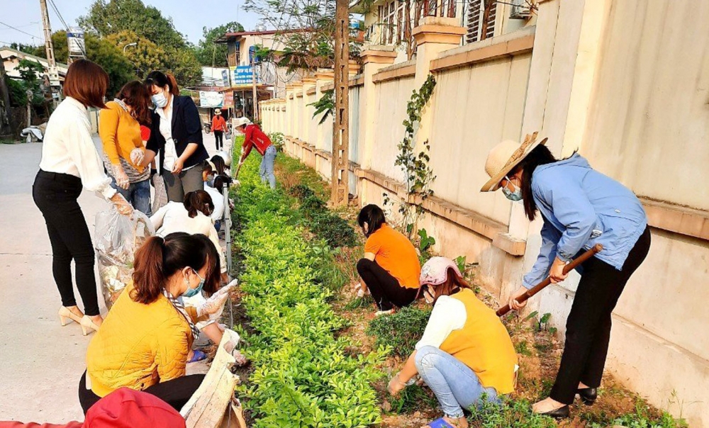 Lan tỏa phong trào xây dựng thôn, xóm sạch đẹp