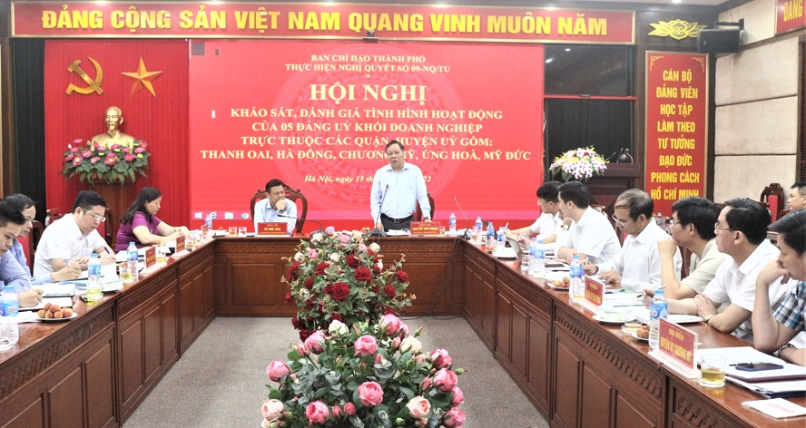 Đồng hành cùng doanh nghiệp tháo gỡ vướng mắc trong phát triển Đảng