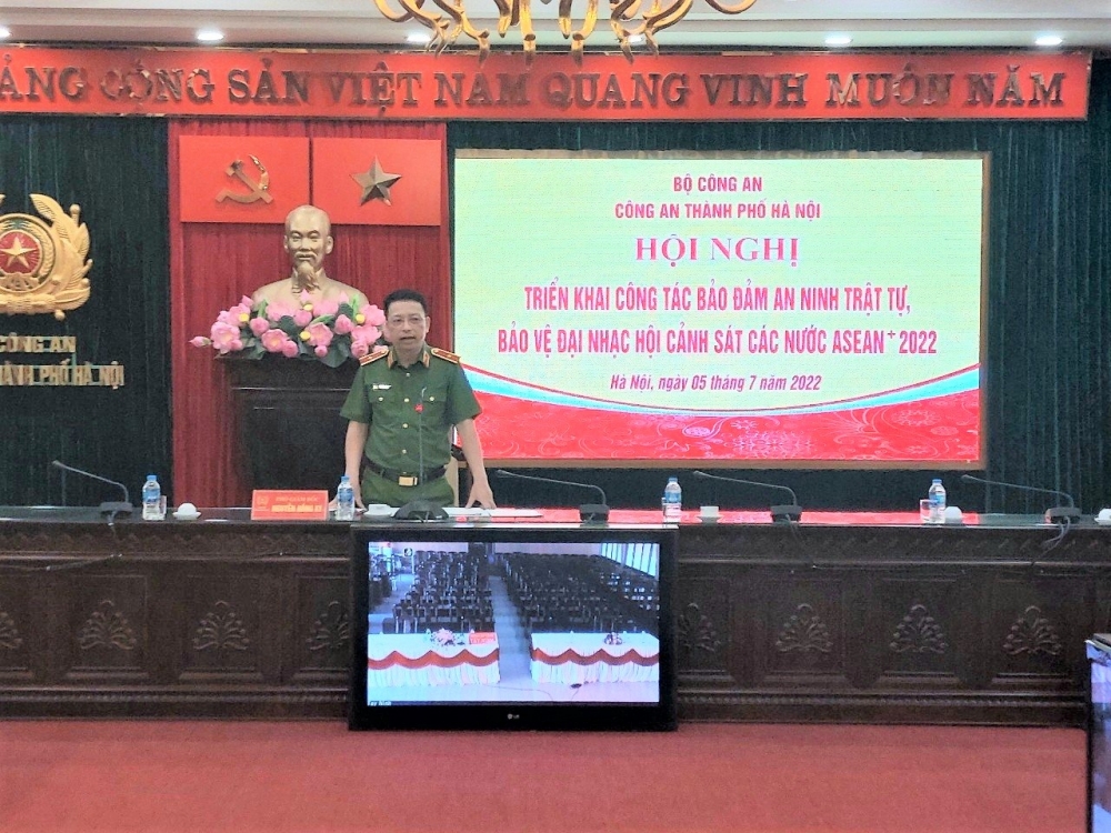 Bảo đảm an ninh trật tự, bảo vệ Đại nhạc hội Cảnh sát các nước ASEAN+ 2022