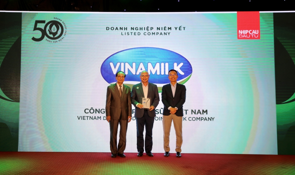 Vinamilk thuộc top 50 doanh nghiệp phát triển bền vững tiêu biểu 2022