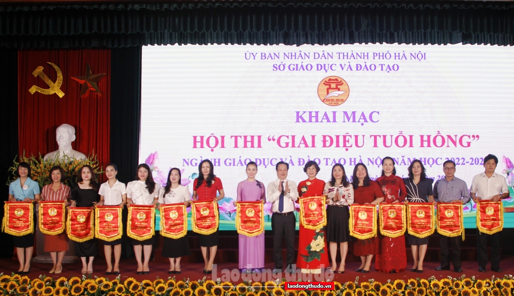 Khai mạc Hội thi “Giai điệu tuổi hồng” ngành Giáo dục và Đào tạo Hà Nội năm học 2022-2023