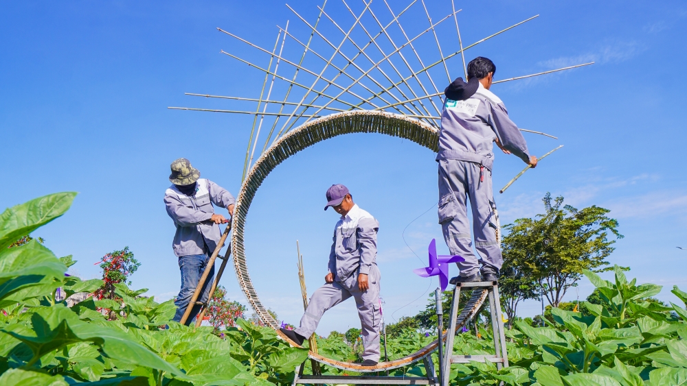 Sắp mở cửa Vườn hoa Hướng Dương rộng 12.000m2 tại TP. Hồ Chí Minh