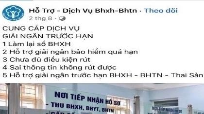 Cảnh báo mạo danh cơ quan BHXH để lừa đảo, chiếm đoạt tài sản