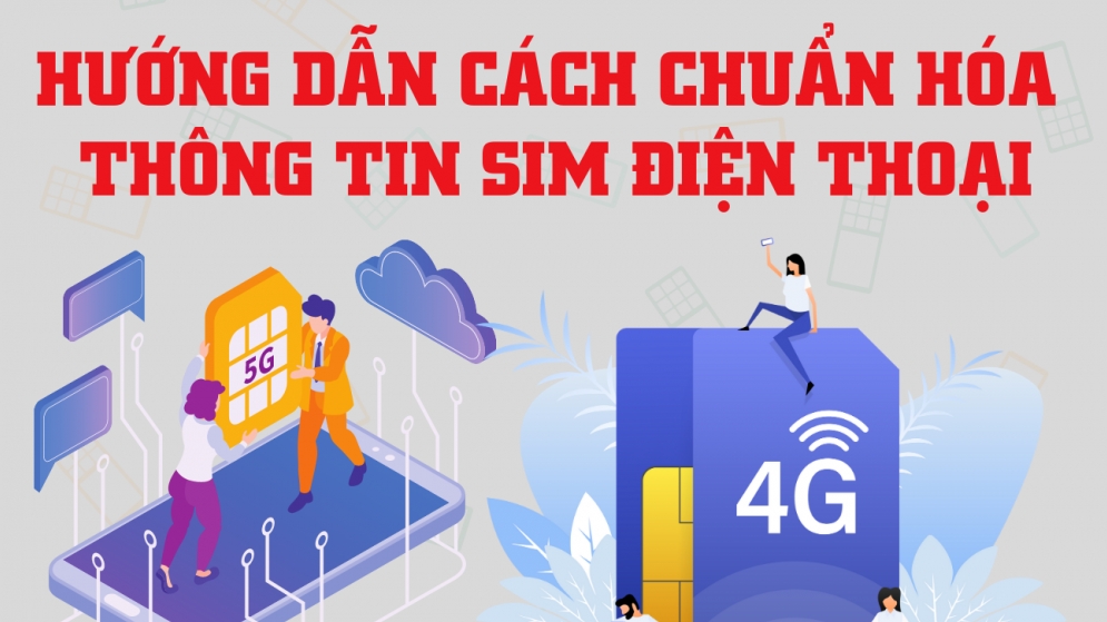 Hướng dẫn cách chuẩn hóa thông tin sim điện thoại