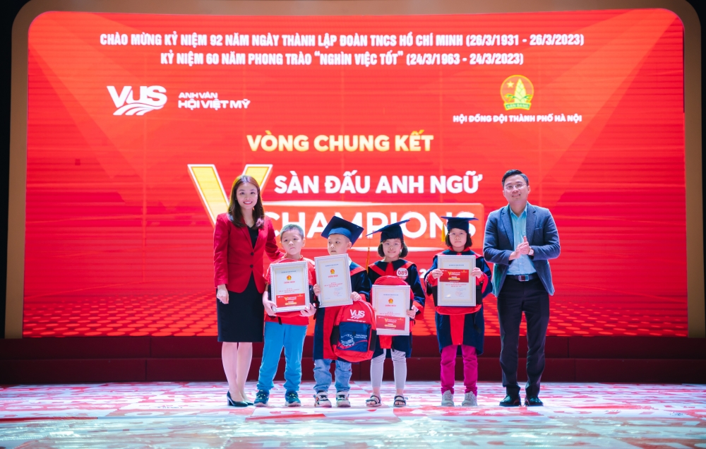 Sàn đấu Anh ngữ V - Champions: Sân chơi bổ ích cho thiếu nhi Thủ đô