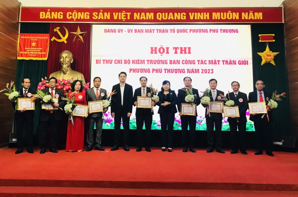 Sôi nổi hội thi Bí thư Chi bộ kiêm Trưởng ban công tác Mặt trận giỏi