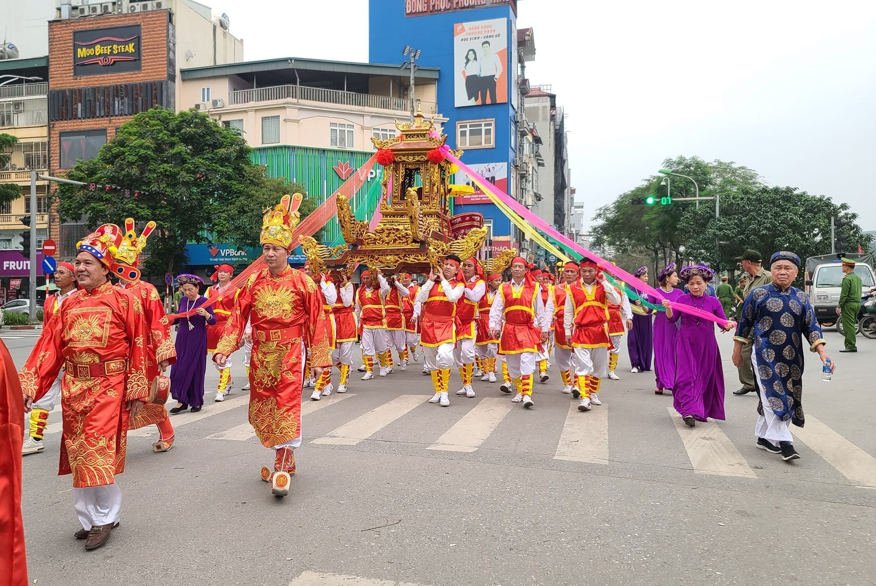 Phục dựng toàn bộ nghi thức dân gian tại lễ hội Chùa Láng