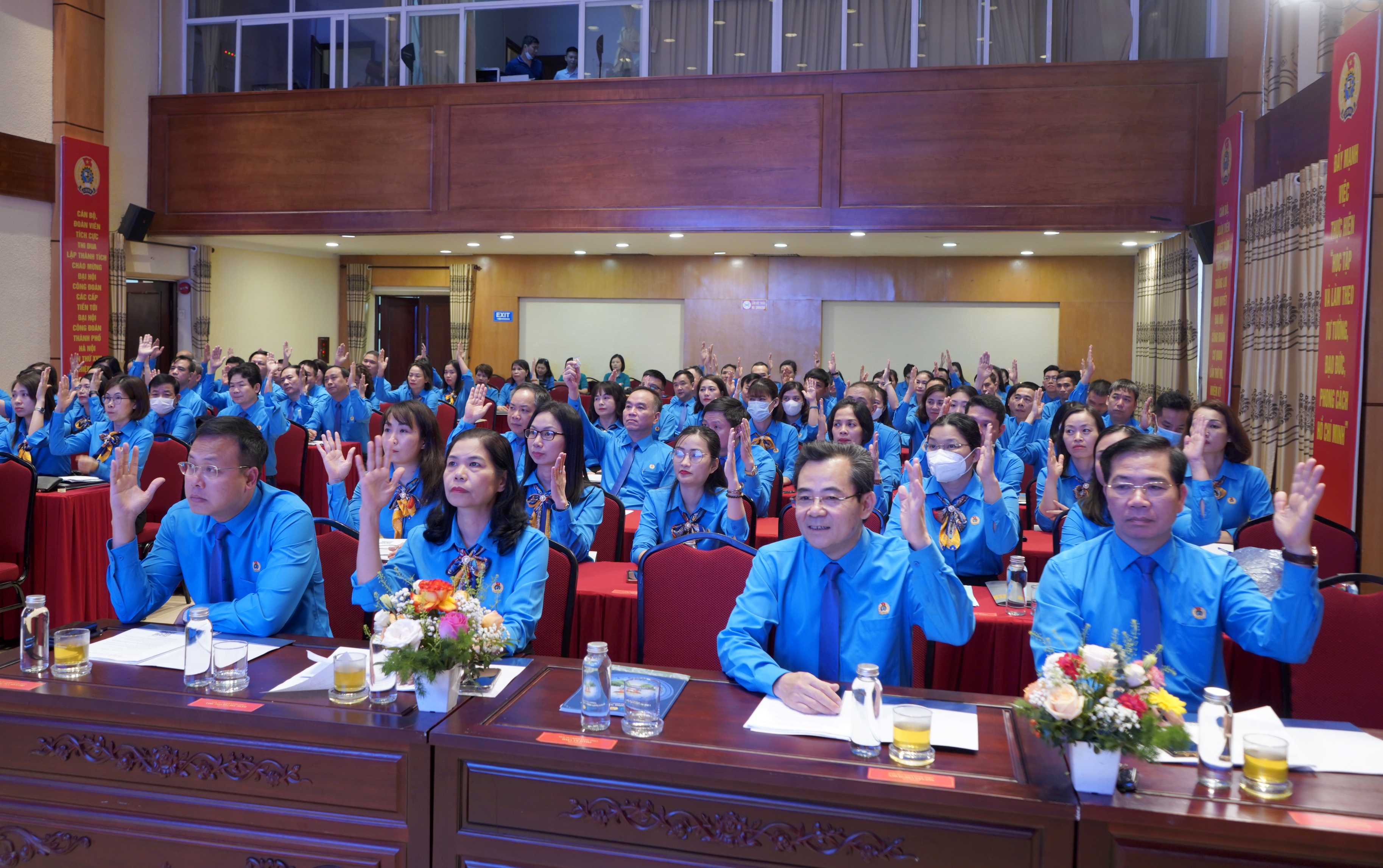 Khai mạc ngày làm việc thứ nhất Đại hội Công đoàn cơ quan LĐLĐ thành phố Hà Nội lần thứ VII