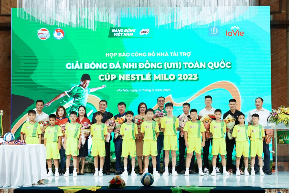 Nestlé MILO đồng hành cùng Giải Bóng đá Nhi đồng toàn quốc