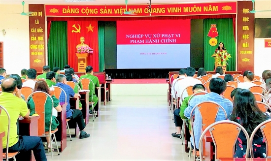 Thanh Trì: Nâng cao nghiệp vụ xử lý vi phạm hành chính