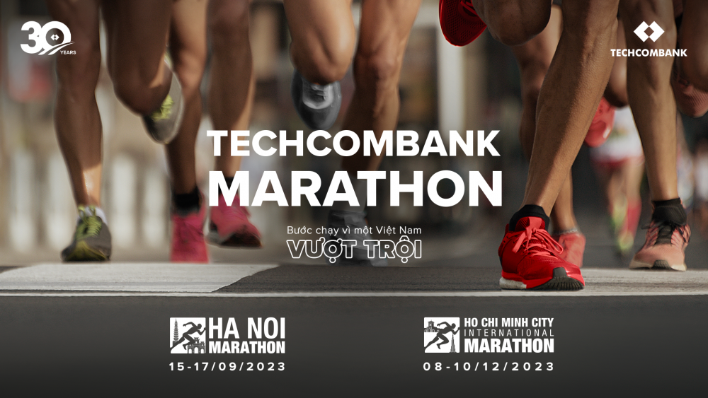 Techcombank kỷ niệm 30 năm thành lập, nâng tầm các sự kiện Marathon tại Hà Nội và Thành phố Hồ Chí Minh