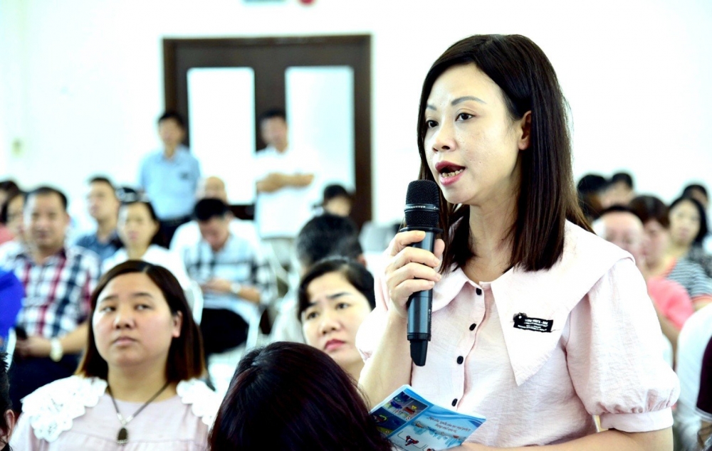 [HÌNH ẢNH]: Đối thoại trực tiếp chính sách mới về bảo hiểm xã hội và an toàn vệ sinh game bài uy tín
