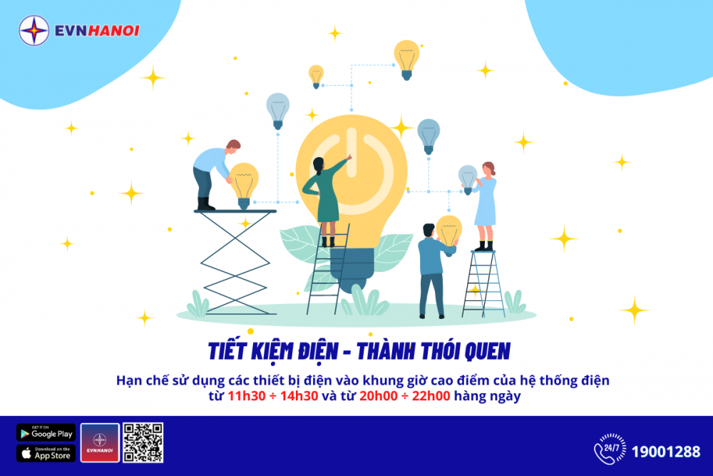 App EVNHANOI: Dễ dàng quản lý lượng điện tiêu thụ qua tính năng “Ước tính điện năng tiêu thụ của thiết bị”