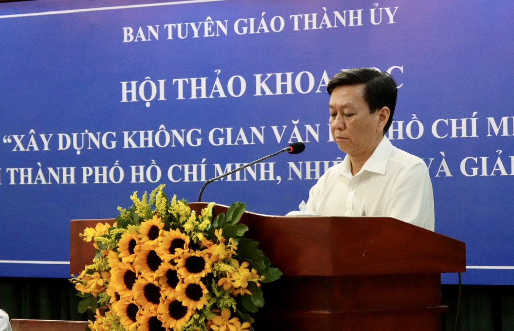 Hội thảo khoa học “Xây dựng không gian văn hóa Hồ Chí Minh tại TP.HCM”