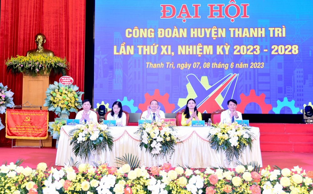 TRỰC TUYẾN HÌNH ẢNH: Đại hội Công đoàn huyện Thanh Trì khóa XI, nhiệm kỳ 2023 - 2028