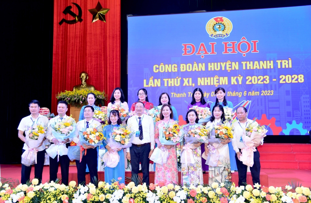 TRỰC TUYẾN HÌNH ẢNH: Đại hội Công đoàn huyện Thanh Trì khóa XI, nhiệm kỳ 2023 - 2028