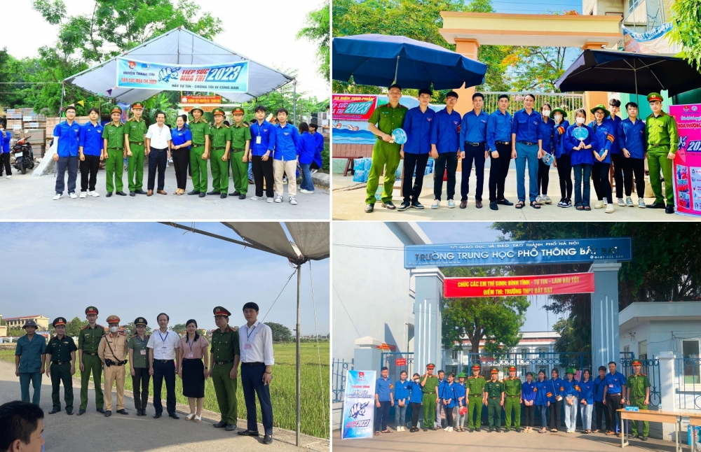 Công an Hà Nội: Chung tay hỗ trợ thí sinh "vượt vũ môn" tại các điểm thi