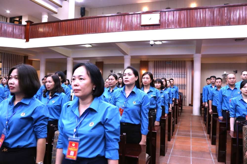 Những hình ảnh ấn tượng ngày làm việc thứ nhất Đại hội Công đoàn thị xã Sơn Tây lần thứ XI