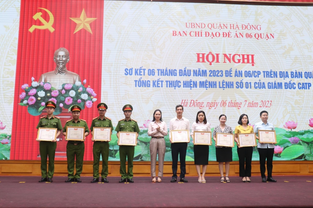 Công an quận Hà Đông: Triển khai hiệu quả các nội dung Đề án 06