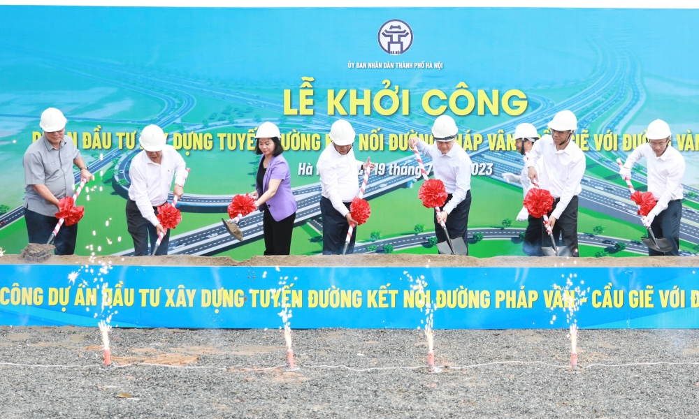 Khởi công đường kết nối Pháp Vân - Cầu Giẽ, kỳ vọng xóa ùn tắc ở cửa ngõ phía Nam