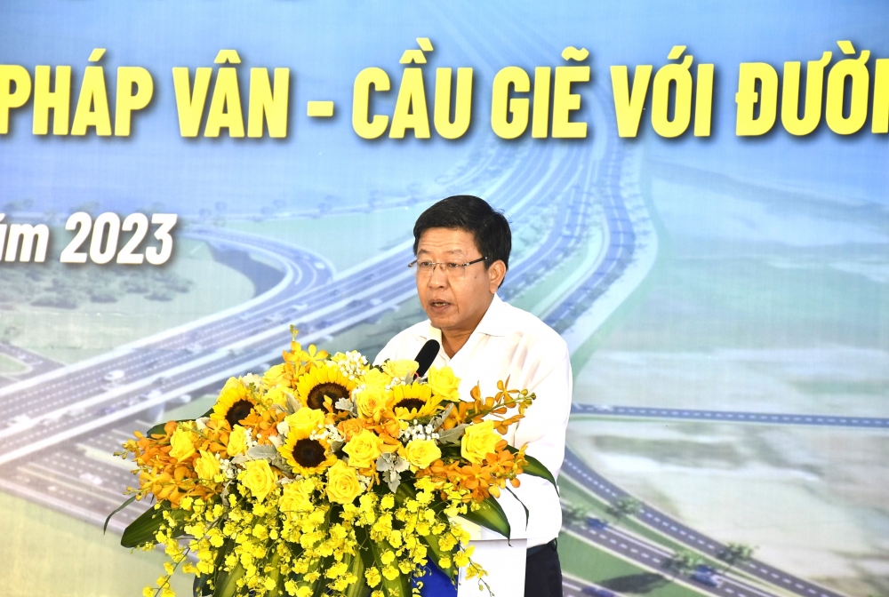 Khởi công đường kết nối Pháp Vân - Cầu Giẽ, kỳ vọng xóa ùn tắc ở cửa ngõ phía Nam