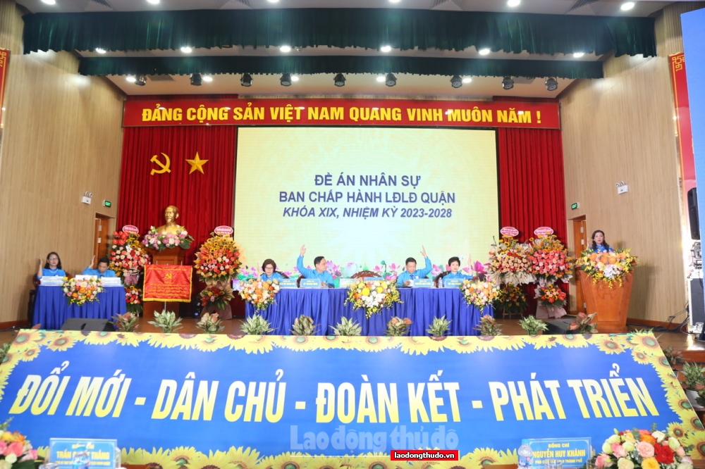 Hình ảnh ngày làm việc thứ nhất Công đoàn quận Hai Bà Trưng lần thứ XIX, nhiệm kỳ 2023 - 2028