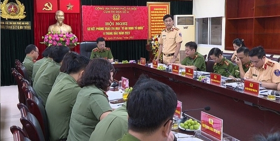 Cụm thi đua số 4 Công an Hà Nội hoàn thành tiêu công tác chuyên môn