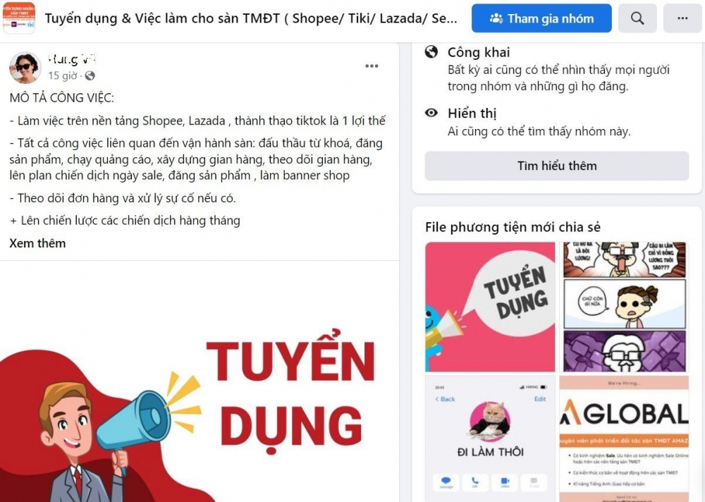 “Cộng tác viên” online: Liên kết ảo, hệ lụy thật