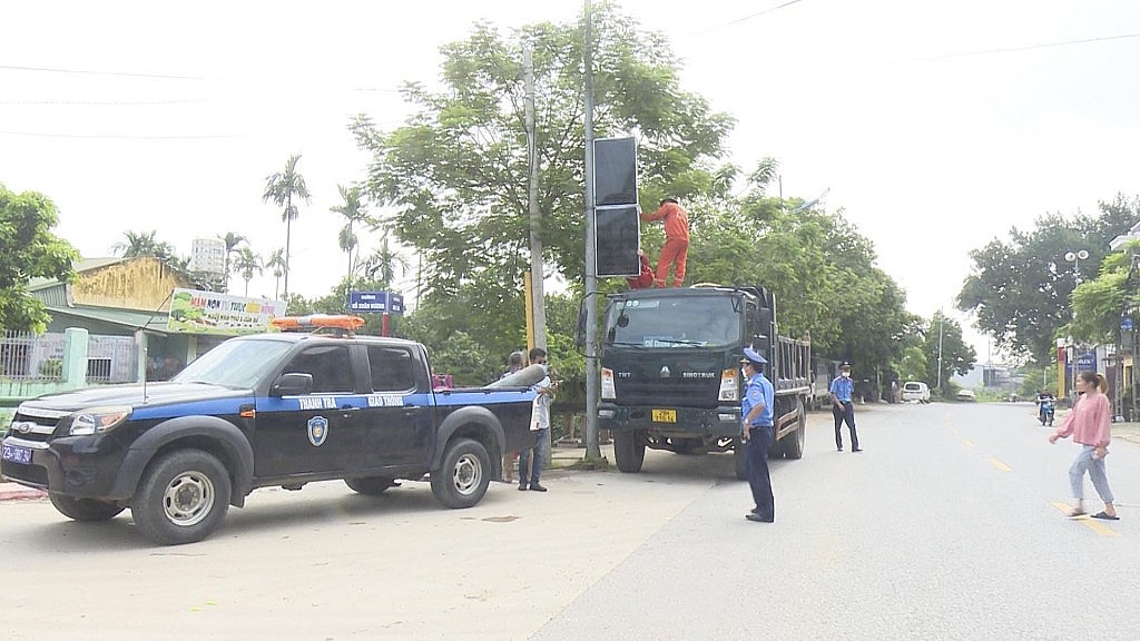 Huyện Thường Tín ra quân đảm bảo trật tự đô thị