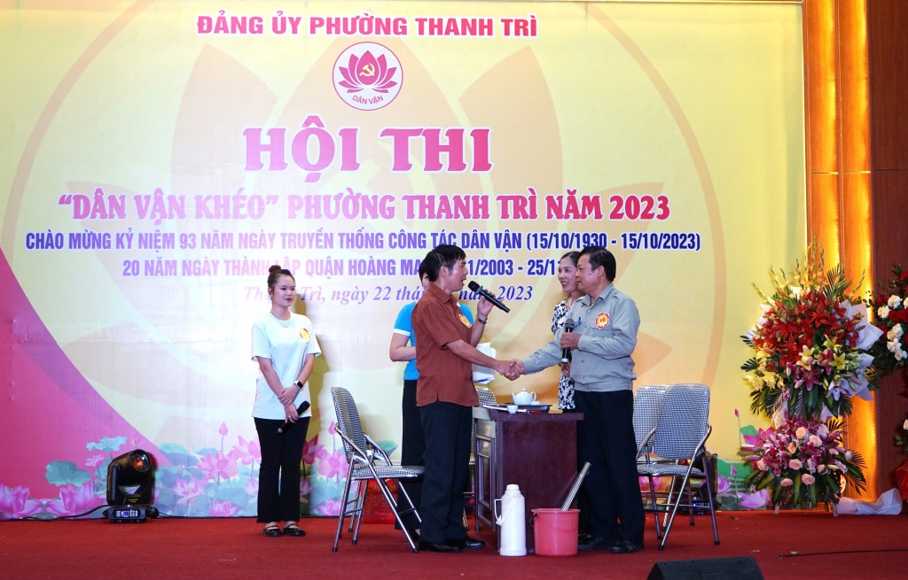 Sôi nổi hội thi “Dân vận khéo” năm 2023