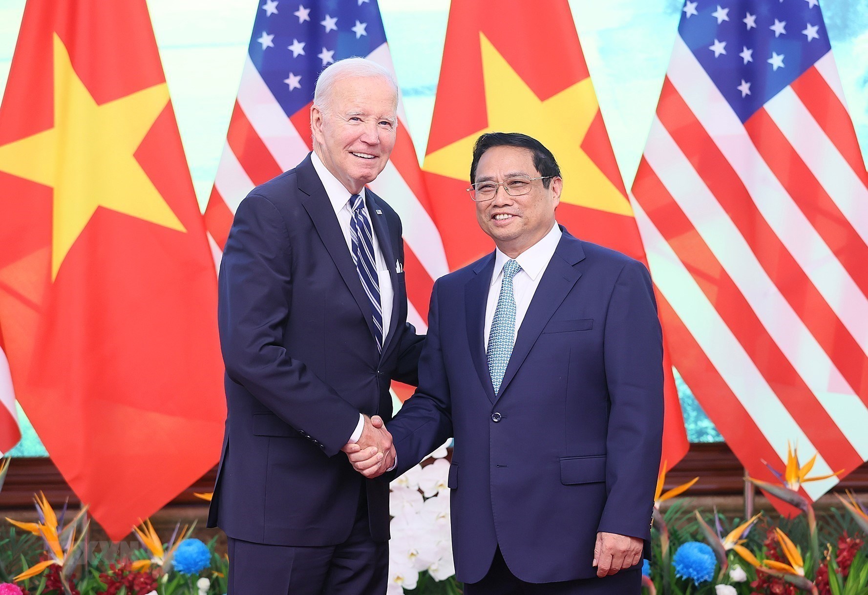 Thủ tướng Phạm Minh Chính hội kiến Tổng thống Hoa Kỳ Joe Biden