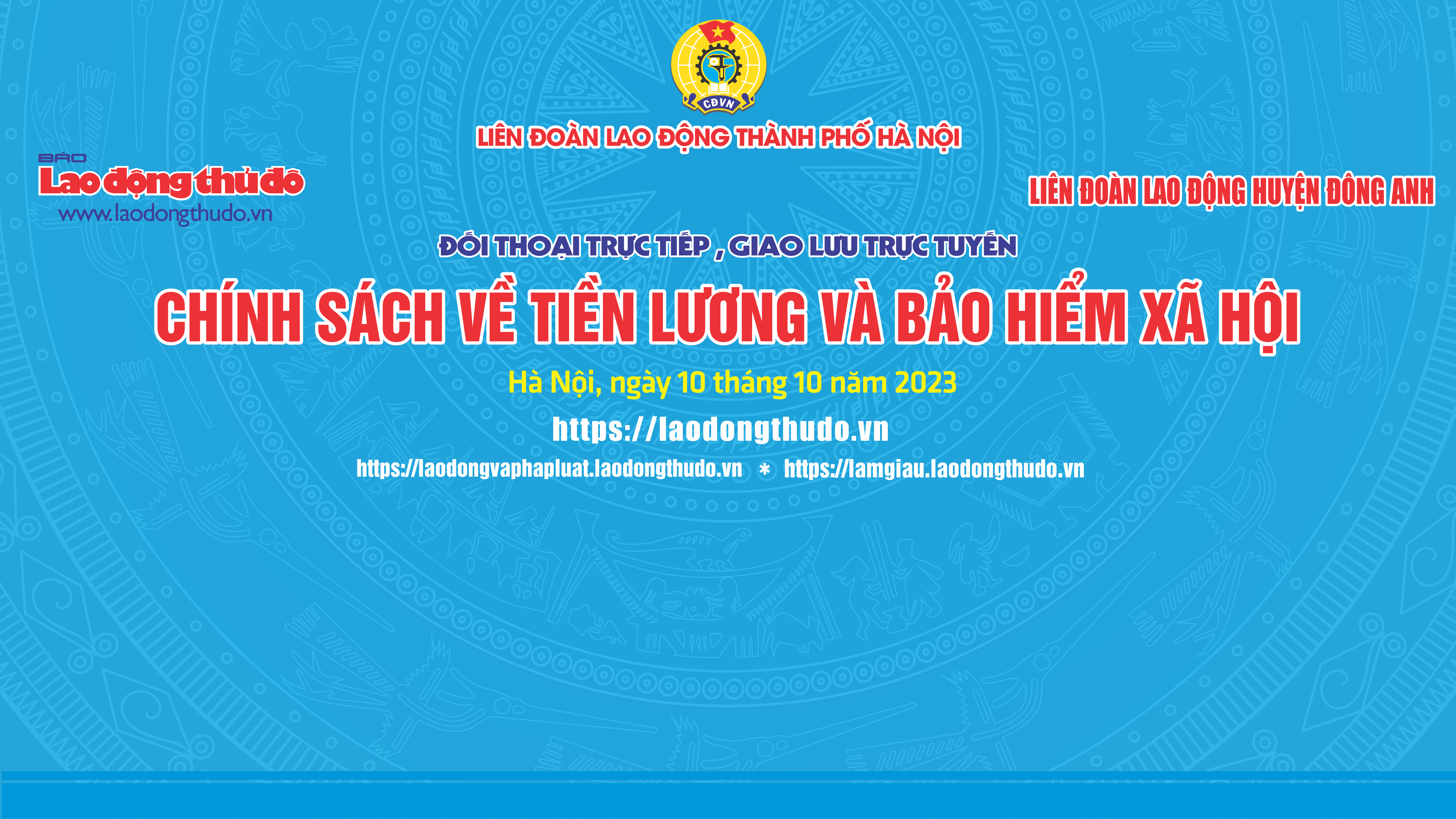 Mời bạn đọc đặt câu hỏi giao lưu trực tuyến “Chính sách về tiền lương và Bảo hiểm xã hội”