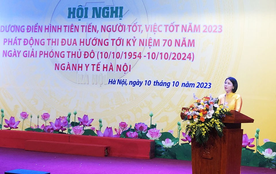 Ngành Y tế Hà Nội biểu dương 176 gương điển hình tiên tiến, người tốt, việc tốt