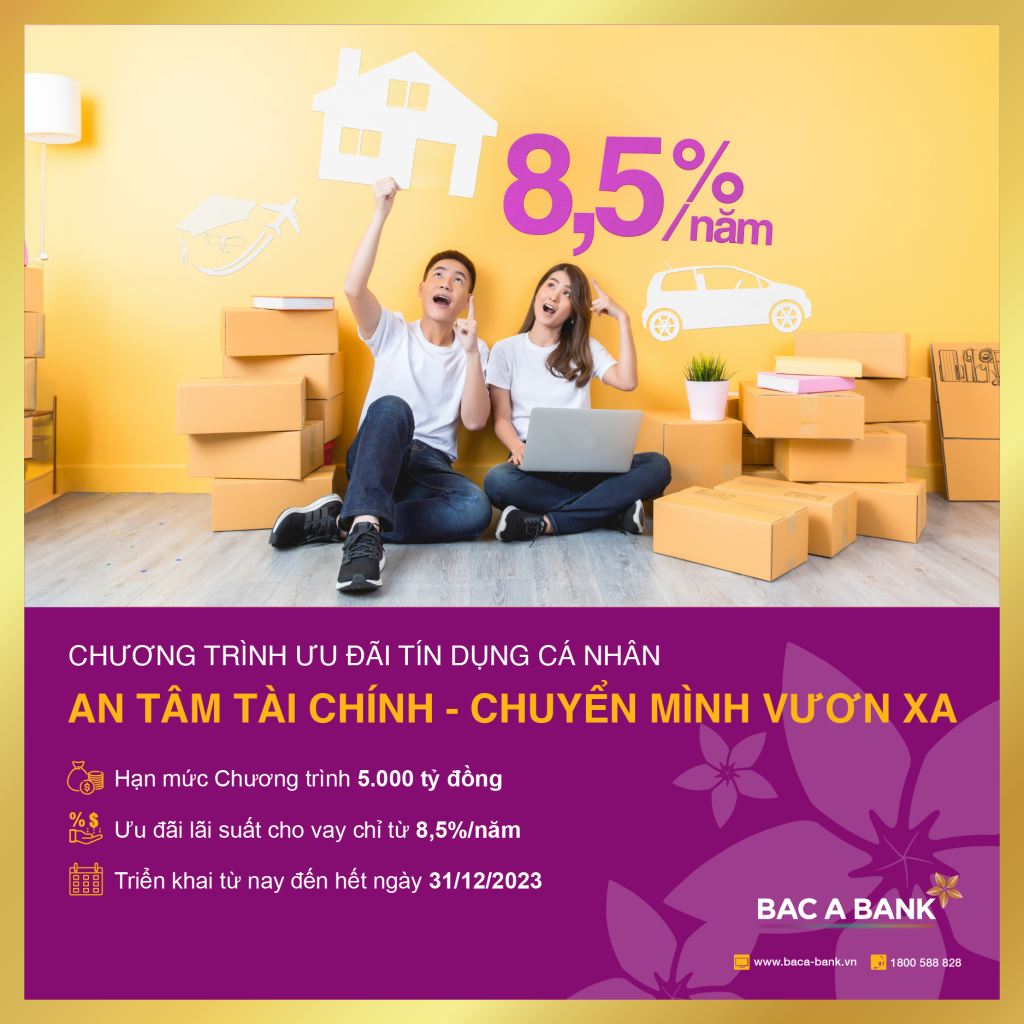 Bac A Bank dành 5.000 tỉ đồng cho vay ưu đãi vốn trung và dài hạn