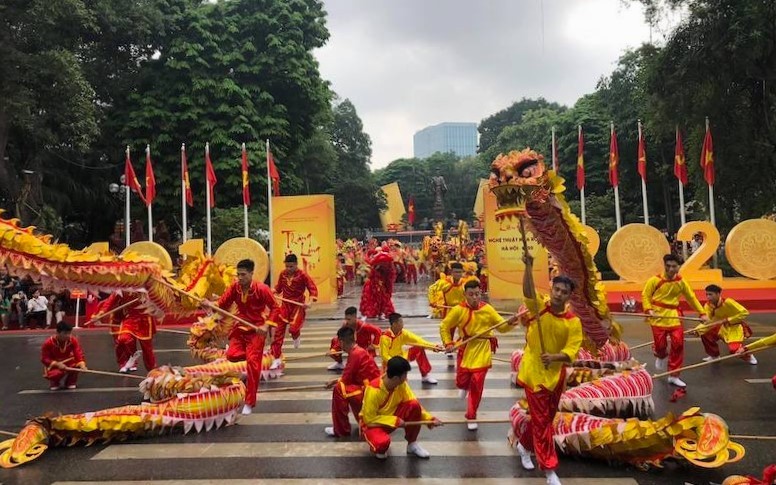 Phát huy truyền thống văn hóa múa rồng