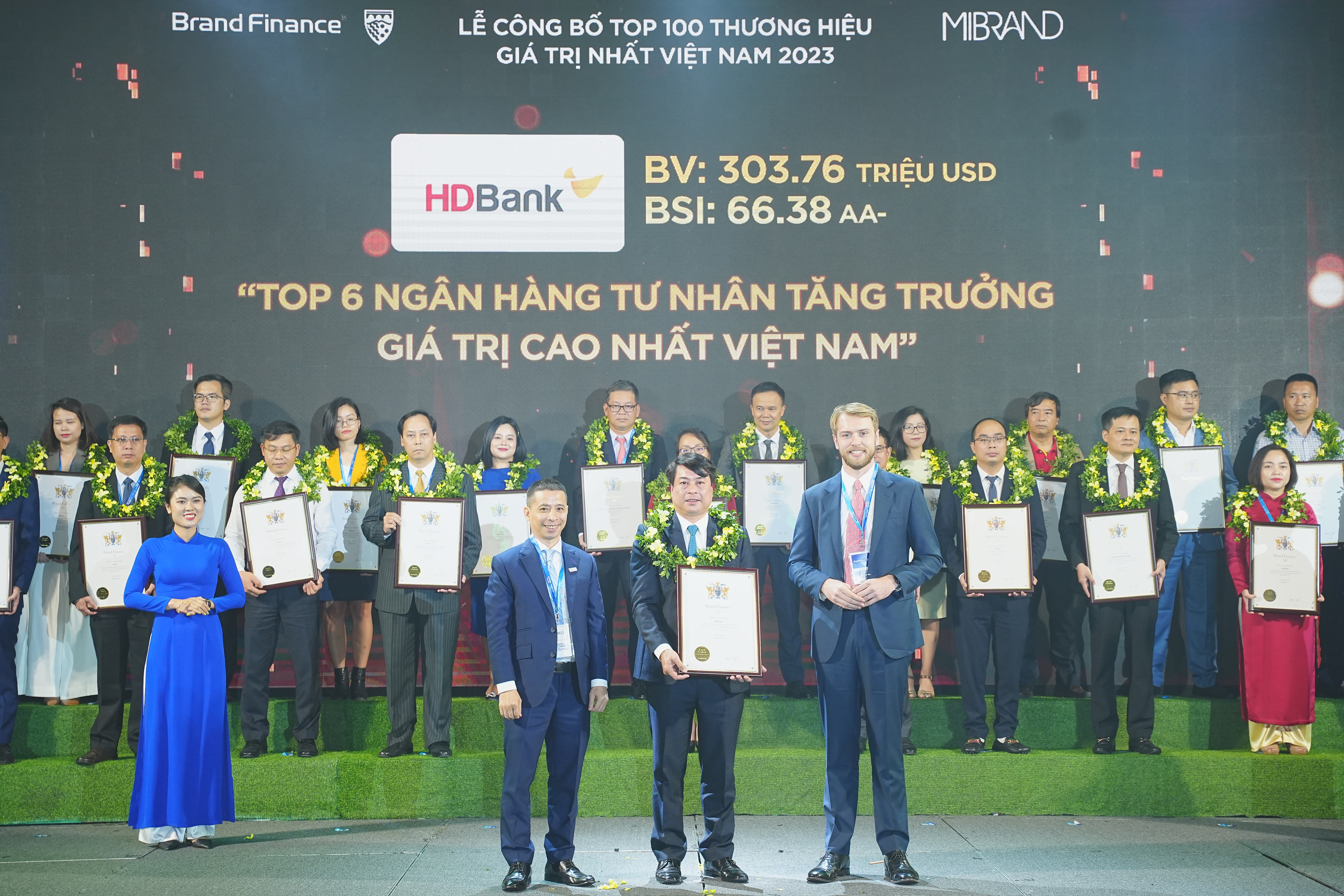 HDBank tạo ấn tượng với mức gia tăng mạnh mẽ giá trị thương hiệu năm 2023