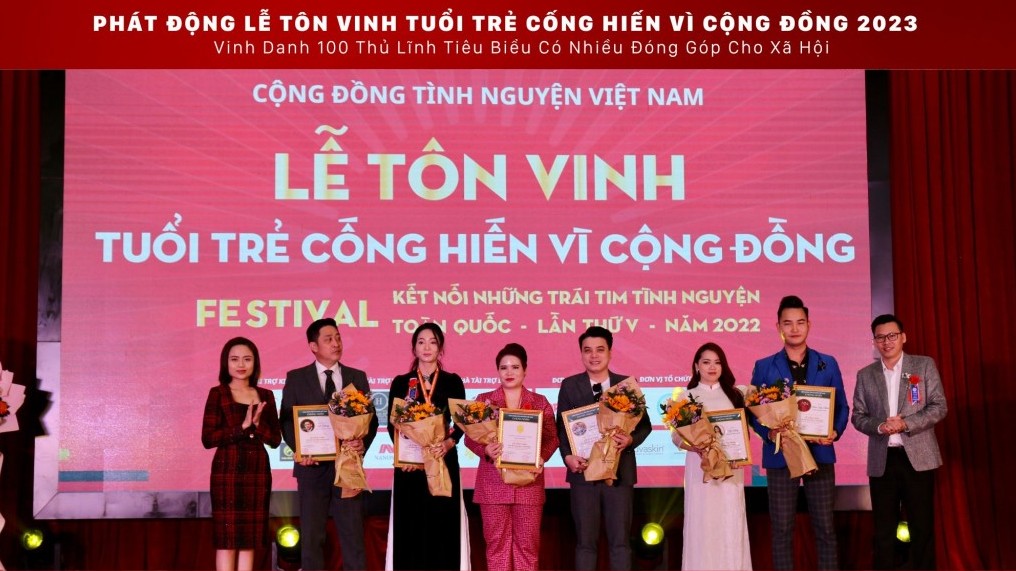 Chính thức phát động Lễ tôn vinh “Tuổi trẻ cống hiến vì cộng đồng” năm 2023