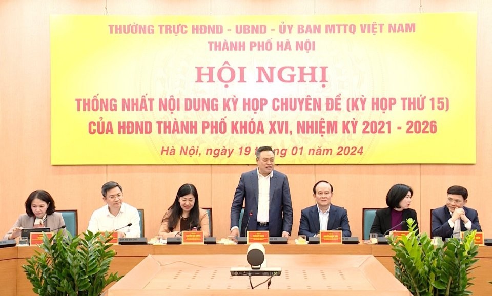 Kỳ họp chuyên đề tháng 3/2024 của HĐND Thành phố sẽ xem xét 17 nội dung quan trọng