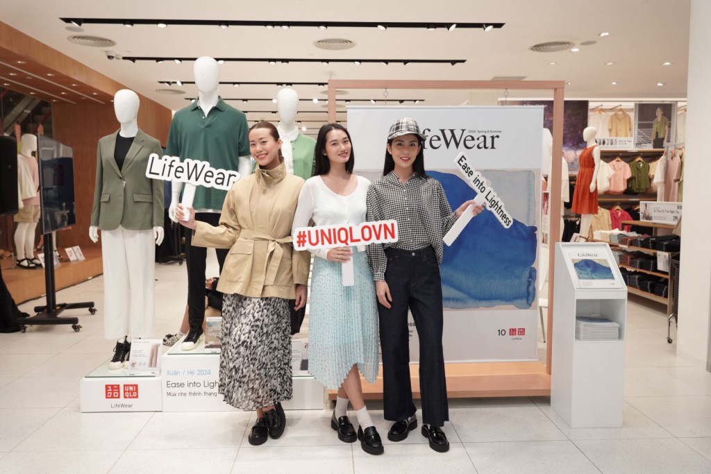 UNIQLO ra mắt bộ sưu tập Xuân/Hè 2024 “Mùa nhẹ thênh thang”