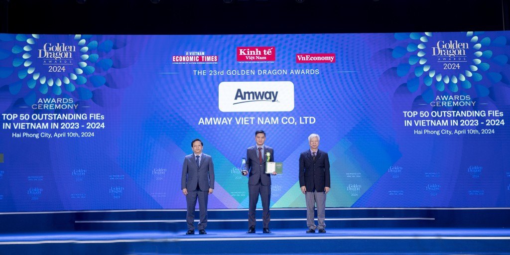 Amway Việt Nam vinh dự là doanh nghiệp FDI phát triển nền kinh tế xanh bền vững