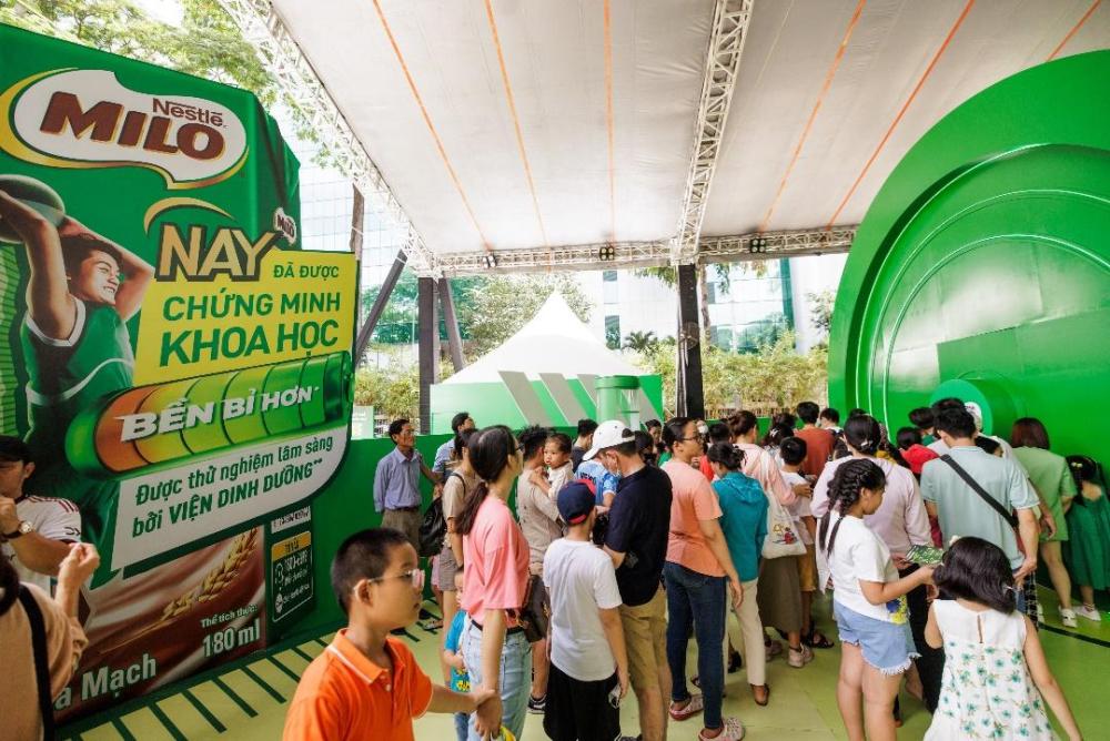 “Trạm sạc Sức bền 24h khổng lồ” của Nestlé MILO tiếp tục tổ chức tại Hà Nội