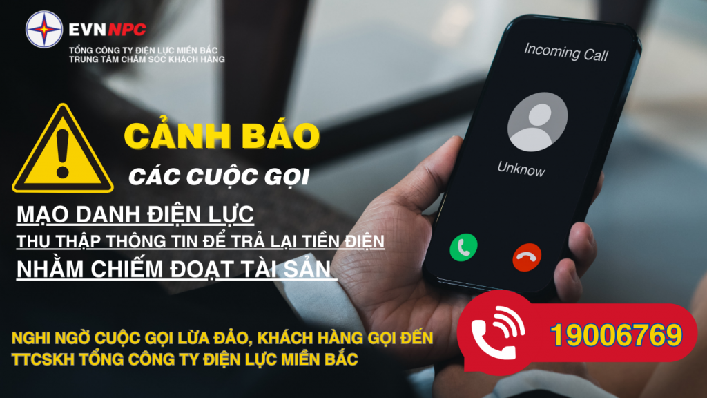 Cảnh báo cuộc gọi mạo danh nhân viên điện lực hoàn tiền điện cho khách hàng