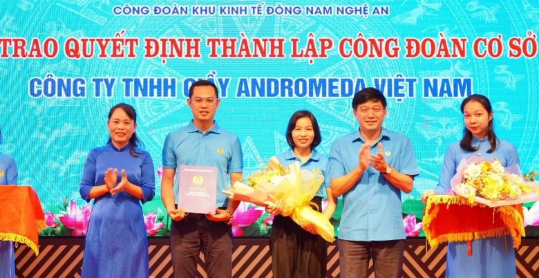 Thành lập 10 Công đoàn cơ sở, phát triển 2.247 đoàn viên trong Tháng Công nhân