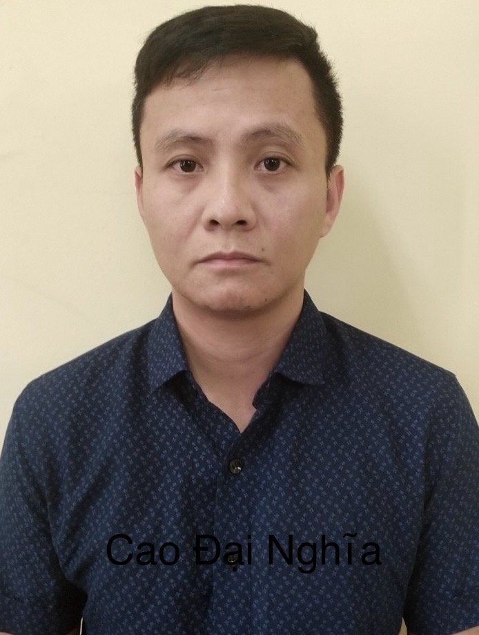 Bị can Cao Đại Nghĩa.