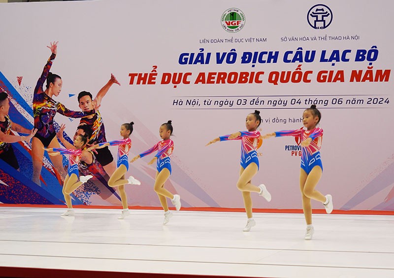 9 đội dự Giải vô địch các câu lạc bộ quốc gia môn thể dục Aerobic