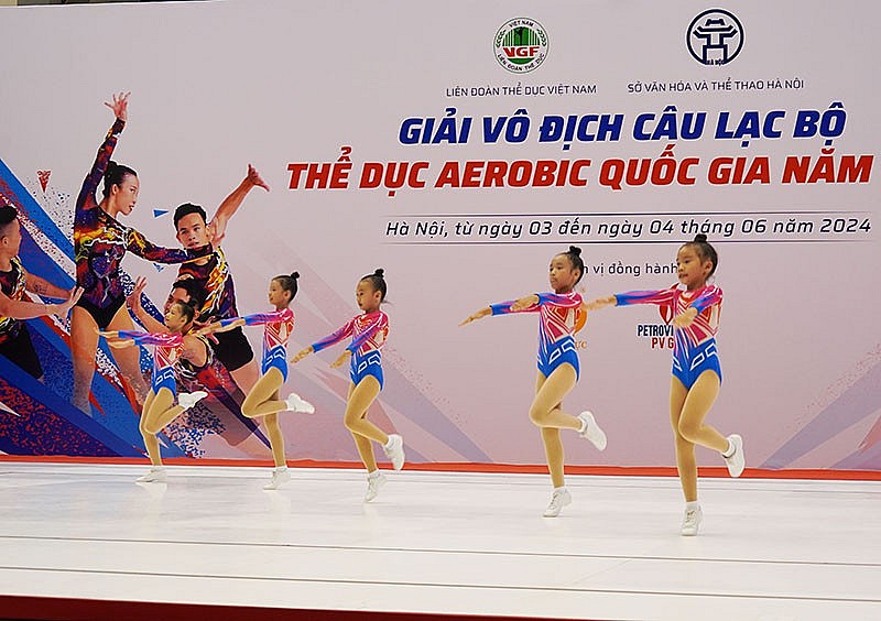 9 đội dự Giải vô địch các câu lạc bộ quốc gia môn thể dục Aerobic